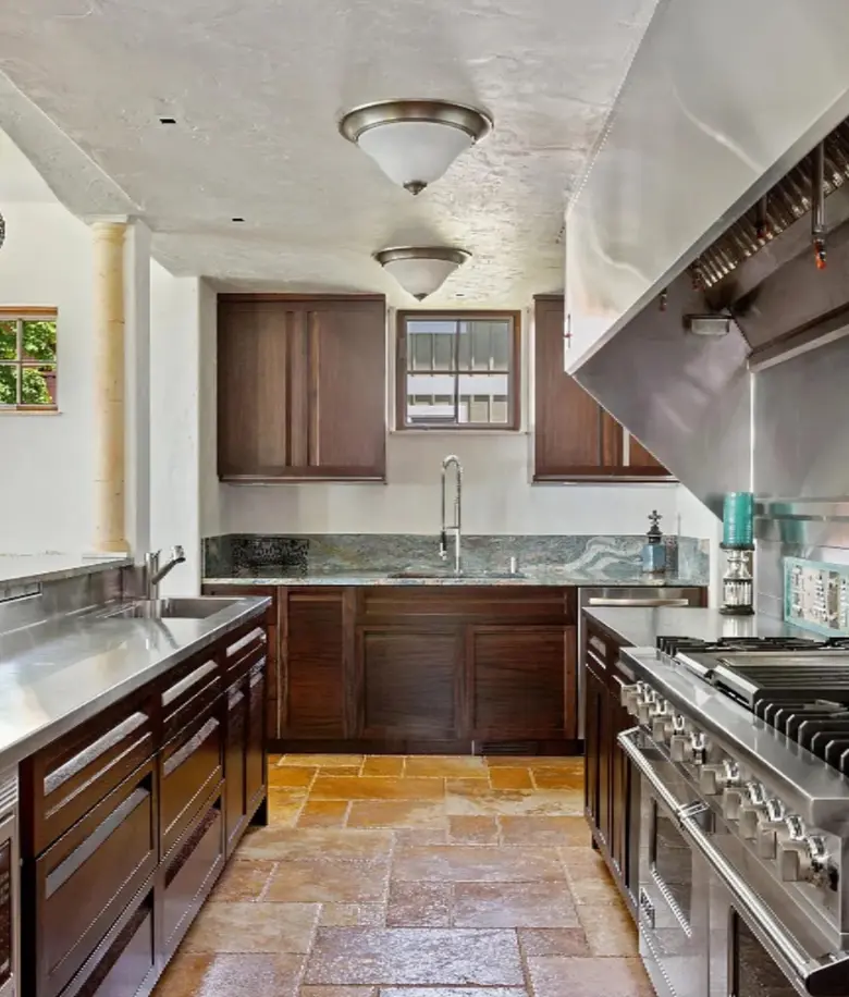 Mahogany custom kitchen