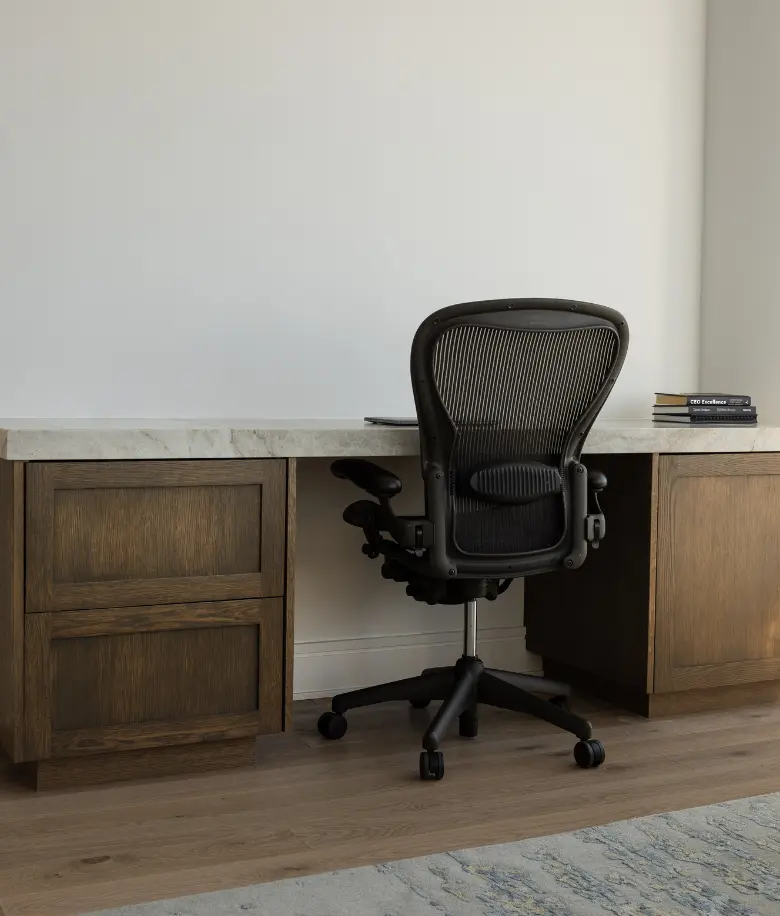 Custom office desk by BradleyBuilt