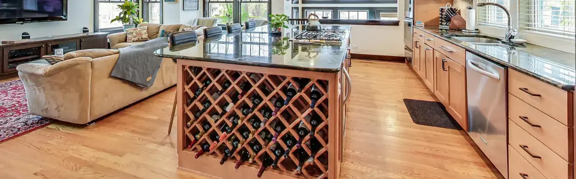 BradleyBuilt custom walnut vanity cabinetry