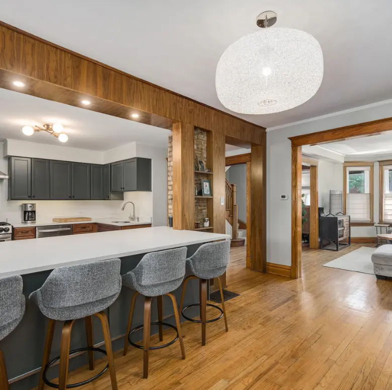 custom kitchen island by BradleyBuilt